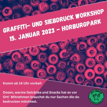 Graffiti und Siebdruck Workshop